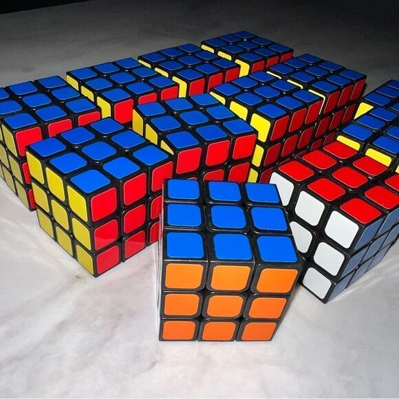 Set of 12 Rubiks cubes minis - great for party favors gifts - speed cube puzzles - Picture 4 of 4